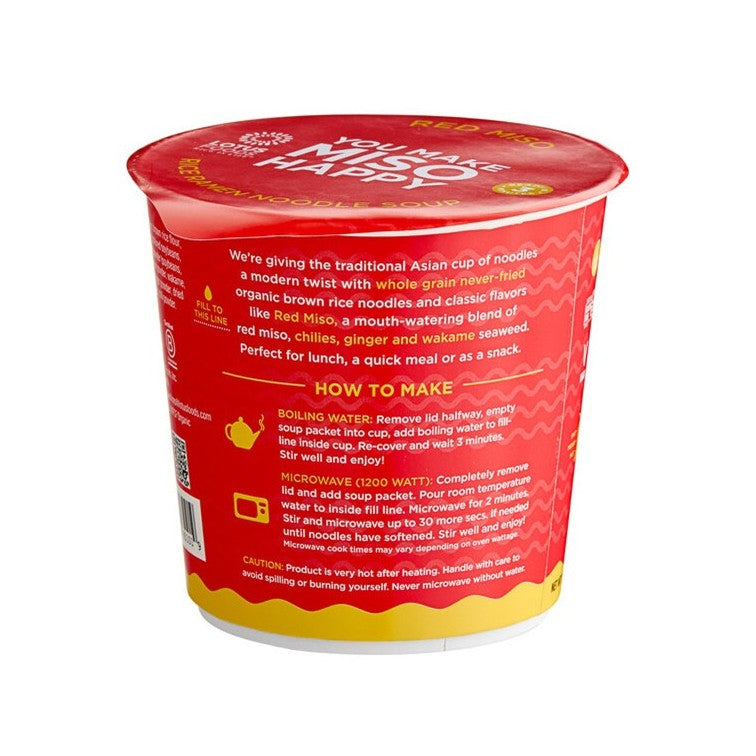 Lotus Foods米杯麵(紅味噌) [不含7種常見過敏原] [純素] [含五辛] [天然成分]