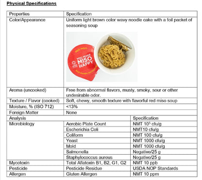 Lotus Foods米杯麵(紅味噌) [不含7種常見過敏原] [純素] [含五辛] [天然成分]