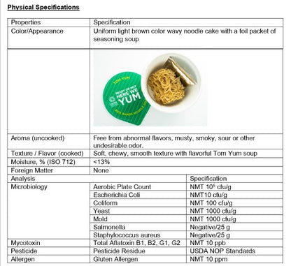 Lotus Foods米杯麵（冬蔭功味）[不含8種常見過敏原] [純素] [含五辛] [天然成分]